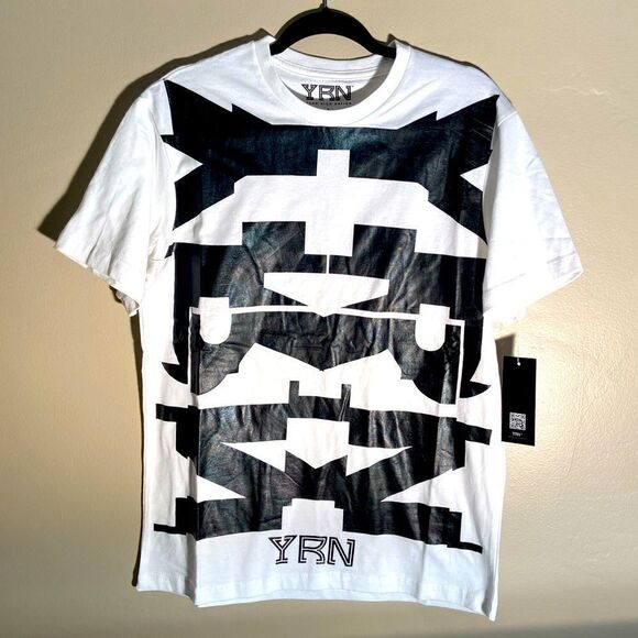 YRN Yung Rich Nation NWT black/white short sleeves tee L - Picture 1 of 6